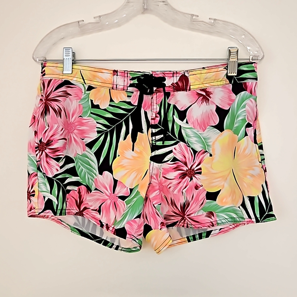 o'rageous swim board trunks shorts floral graphics